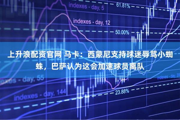 上升浪配资官网 马卡：西蒙尼支持球迷辱骂小蜘蛛，巴萨认为这会加速球员离队